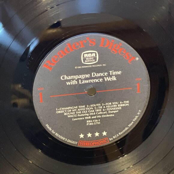 Champagne Dance Time With Lawrence Welk (Vinyl, 1986) Reader's Digest RB4-156-1 - Picture 7 of 9